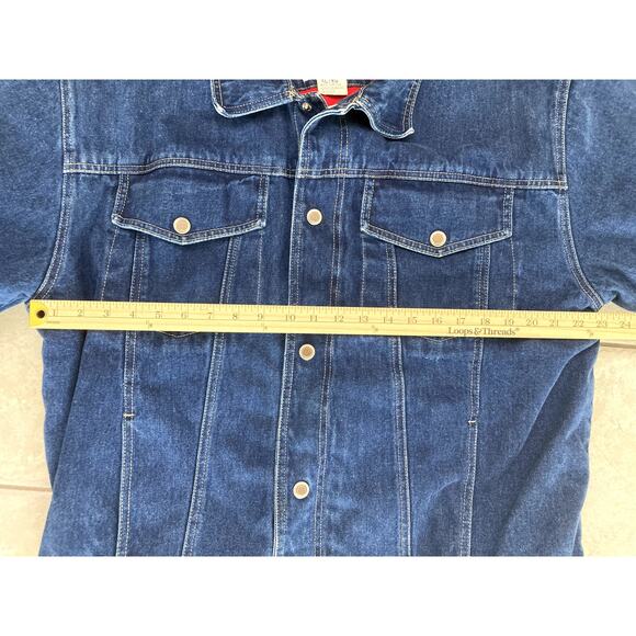 VTG Northwest Territory Coat Denim XL/EG Chore Jacket Barn Western Heavyweight - Picture 5 of 7